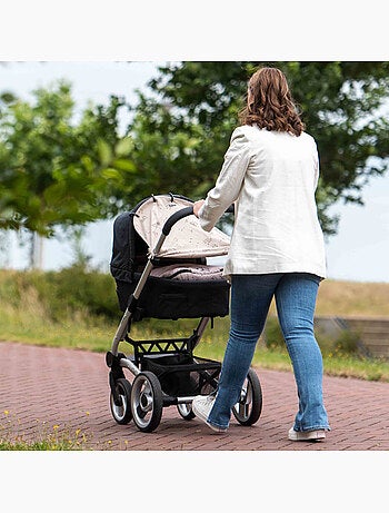 Dooky | Pare-soleil universel poussette et siège auto UV UPF50+ Romantic Leaves