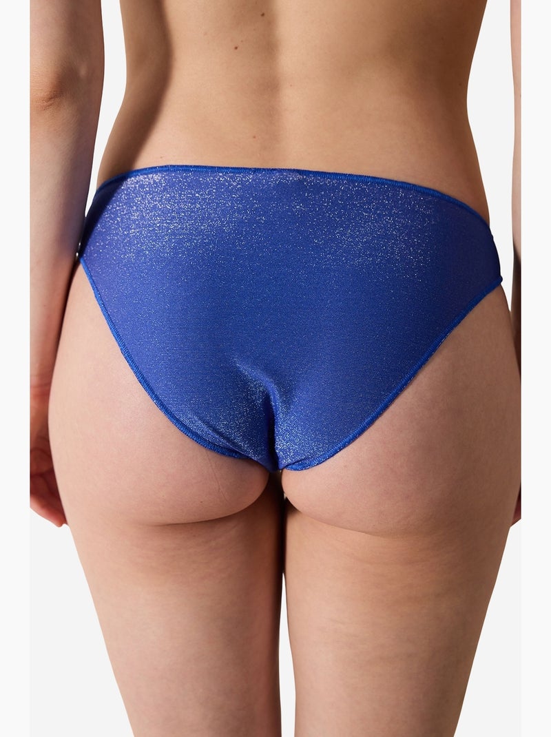 Dora bas de bikini scintillant penti Bleu cobalt - Kiabi