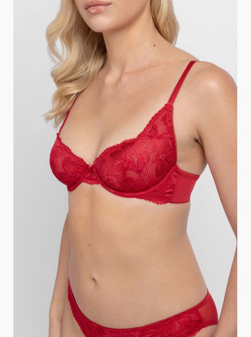 Dorina Perfect Lace – Ensemble 2 pièces soutien-gorge plongeant non rembourré - Kiabi Dorina Perfect Lace – Ensemble 2 pièces soutien-gorge plongeant non rembourré - Kiabi