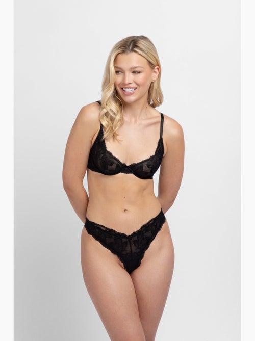 Dorina Perfect Lace – Ensemble 2 pièces soutien-gorge plongeant non rembourré - Kiabi Dorina Perfect Lace – Ensemble 2 pièces soutien-gorge plongeant non rembourré - Kiabi