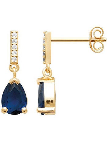 Dormeuses oxyde de zirconium et pierre b - DAXON