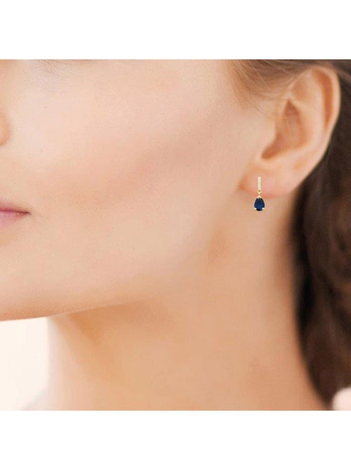 Dormeuses oxyde de zirconium et pierre b - DAXON - Kiabi