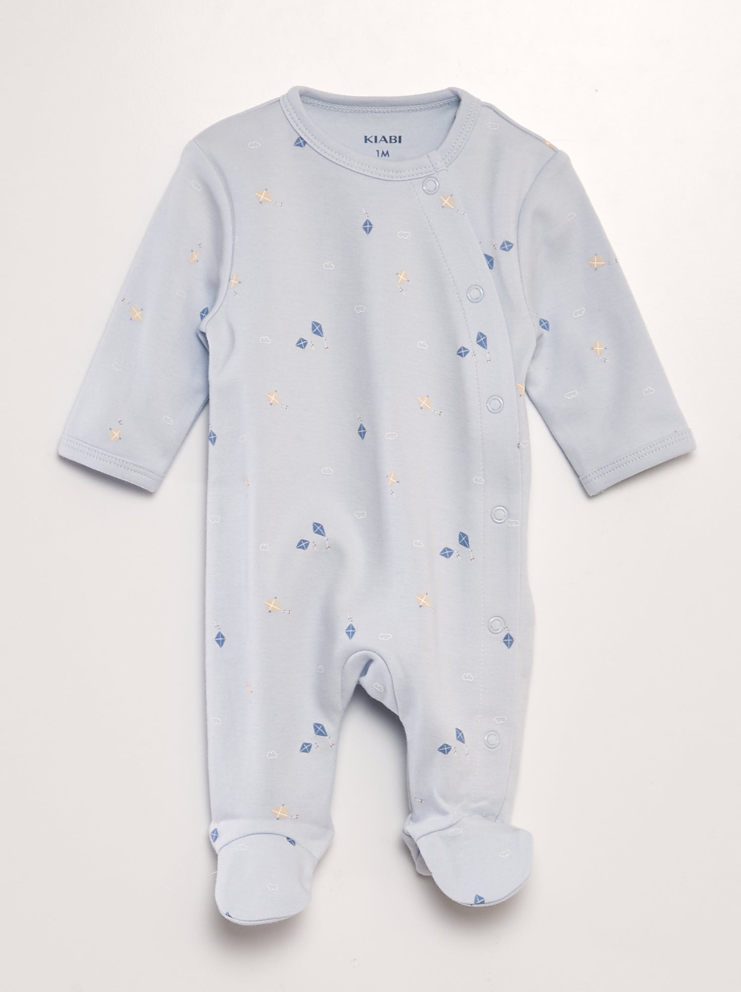 Dors-bien Bébé Bio Pack 3 - 100% Coton Non Blanchi - Boutons Pression épaules