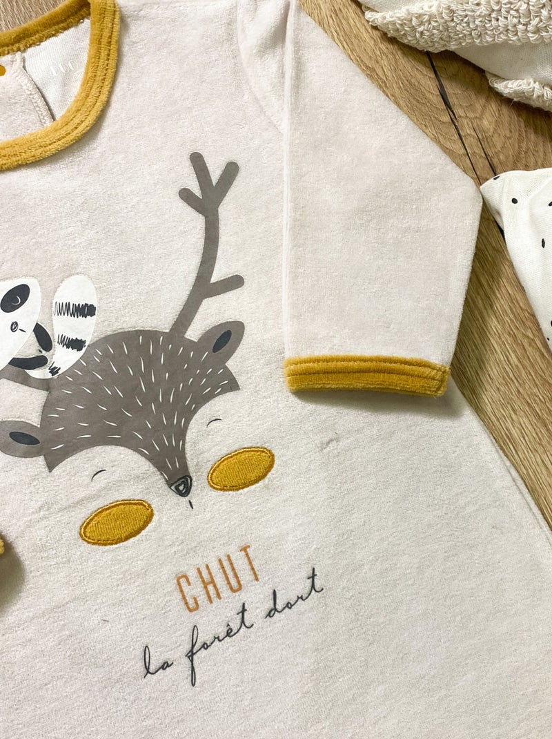 Dors Bien 'bdb2 La Forêt Dort' 'doo&bo' Moutarde - Kiabi