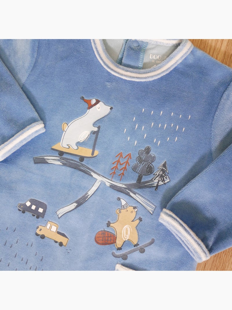 Dors Bien 'bdb3 Castor & Cie' 'doo&bo' Bleu - Kiabi