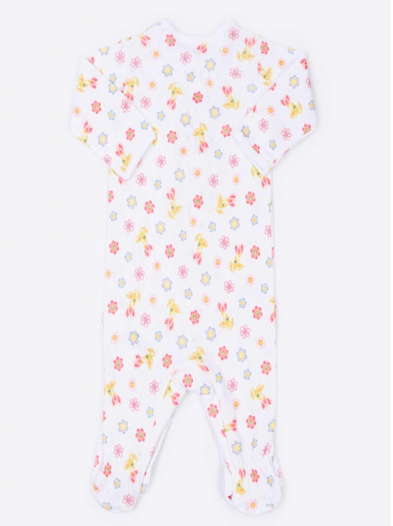 Dors-bien bébé en coton jacquard biologique, Iris Kitikate Multicolore - Kiabi