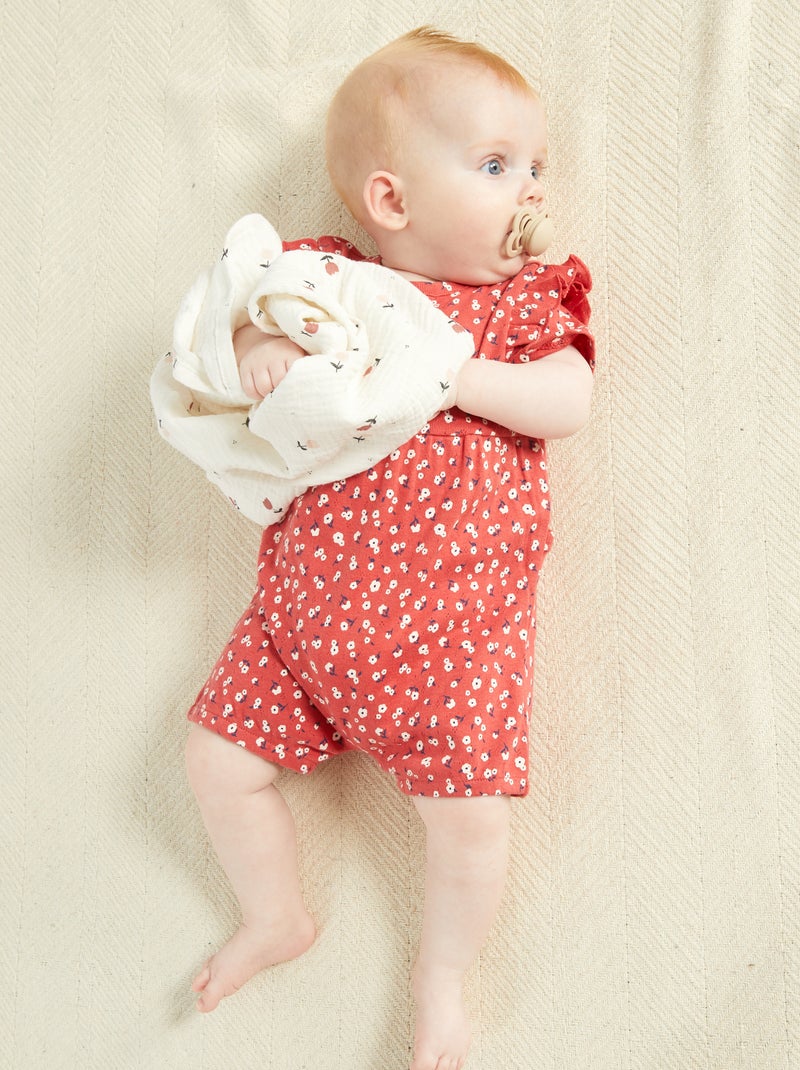 Dors-bien bloomer avec imprimé fleuri Rouge - Kiabi