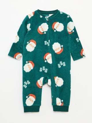 Dors bien chaud Noël all-over en polaire