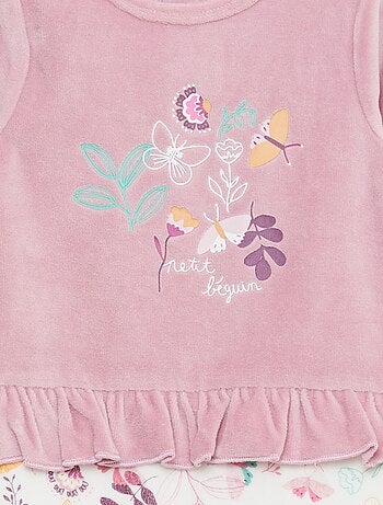 Dors bien effet 2 en 1 imprimé