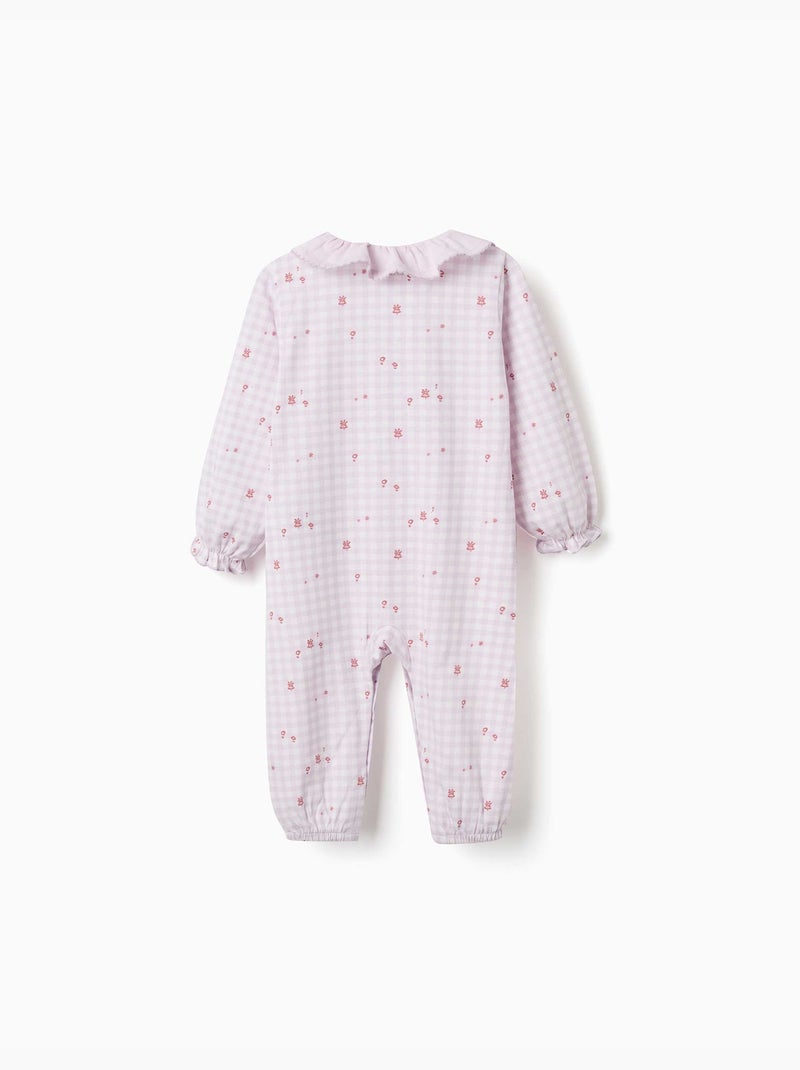 Dors-bien en coton à motif Vichy Rose clair - Kiabi