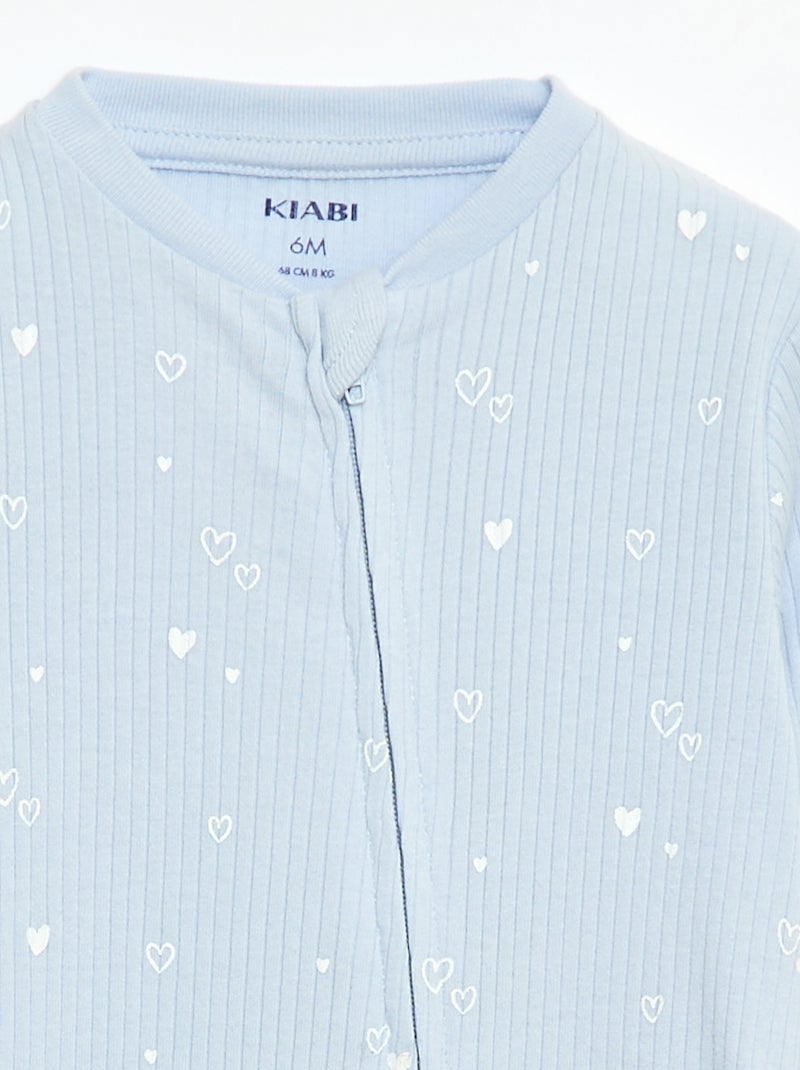 Dors-bien en coton Bleu - Kiabi