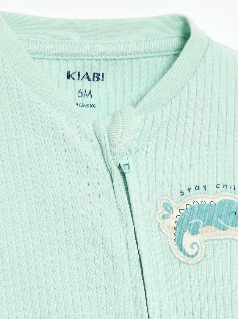 Dors-bien en coton Vert - Kiabi