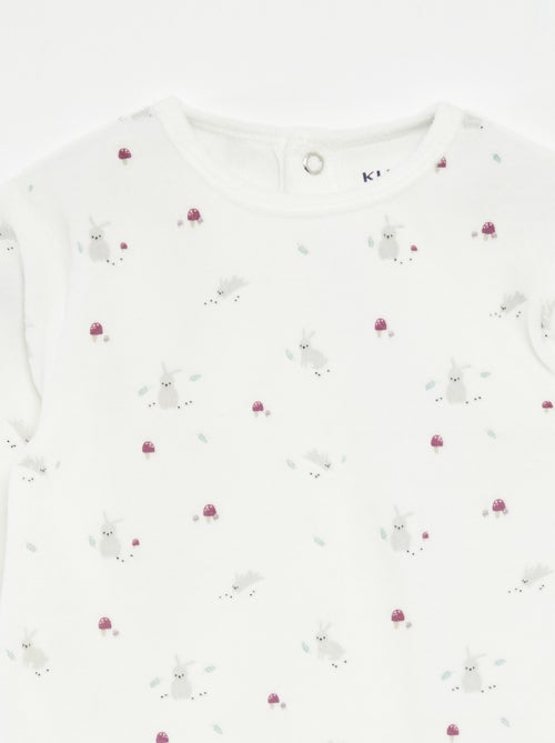 Dors bien en velours avec animation - Kiabi