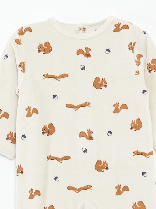 Dors bien en velours avec animation - Kiabi