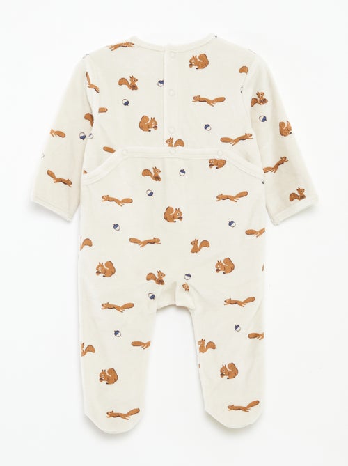 Dors bien en velours avec animation - Kiabi