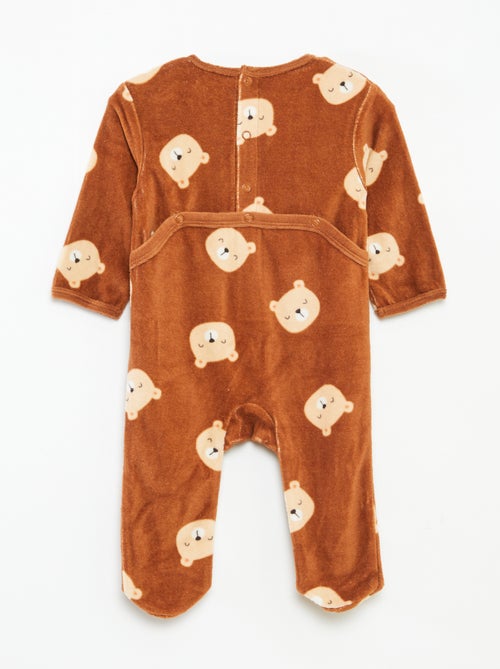 Dors bien en velours avec animation - Kiabi