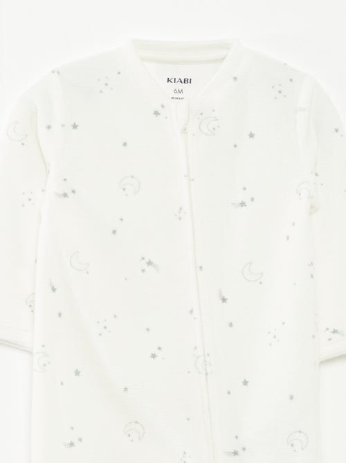 Dors-bien en velours avec ouverture zippée - Kiabi