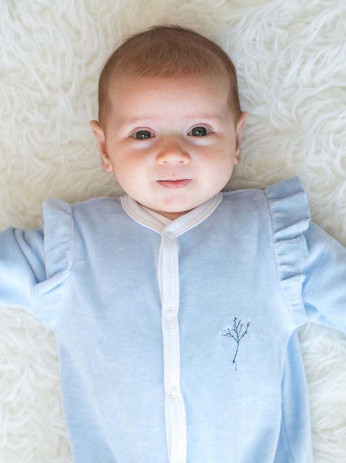 Dors Bien En Velours Modèle Romantique - Kiabi