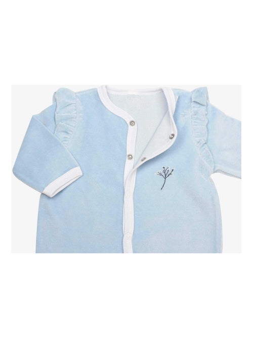 Dors Bien En Velours Modèle Romantique - Kiabi