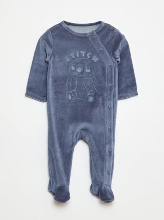 Dors-bien en velours 'Stitch' 'Disney'