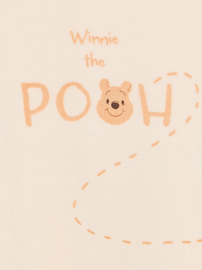 Dors bien en velours 'Winnie' Blanc - Kiabi