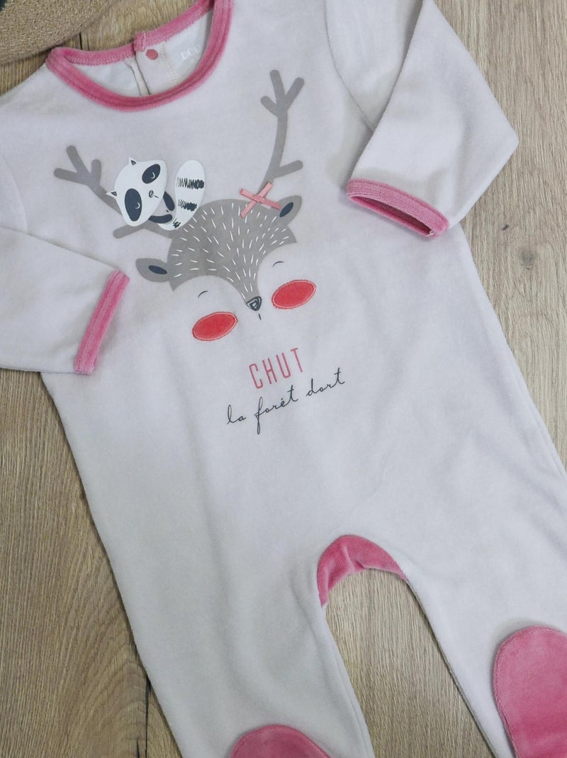 Dors Bien 'gdb2 La Forêt Dort' 'doo&bo' Rose foncé - Kiabi