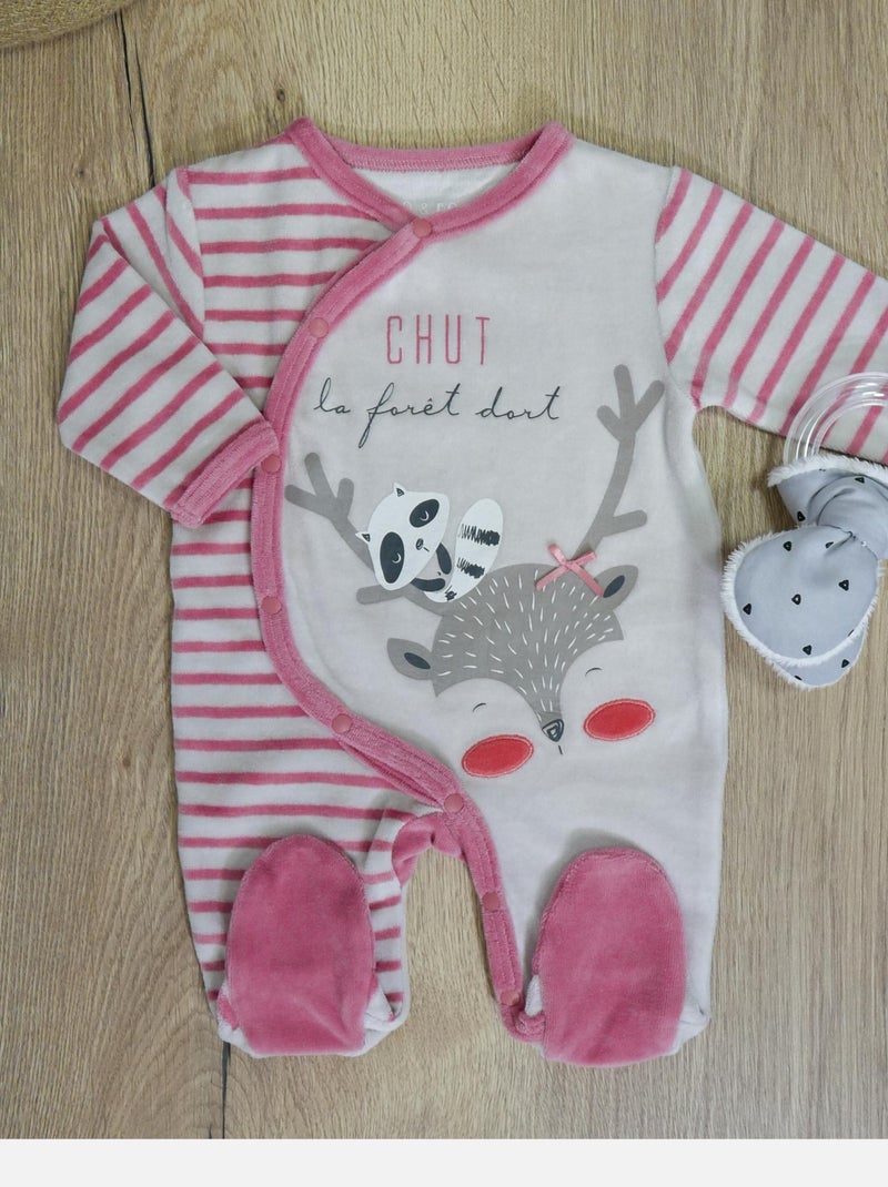 Dors Bien 'gdb3 La Forêt Dort' 'doo&bo' Rose foncé - Kiabi