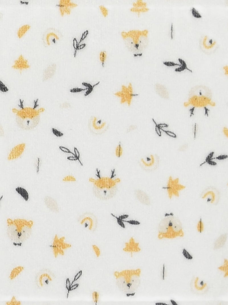 DORS BIEN IDRISSE VELOURS RASE OUVERTURE DEVANT NAISSANCE Jaune - Kiabi