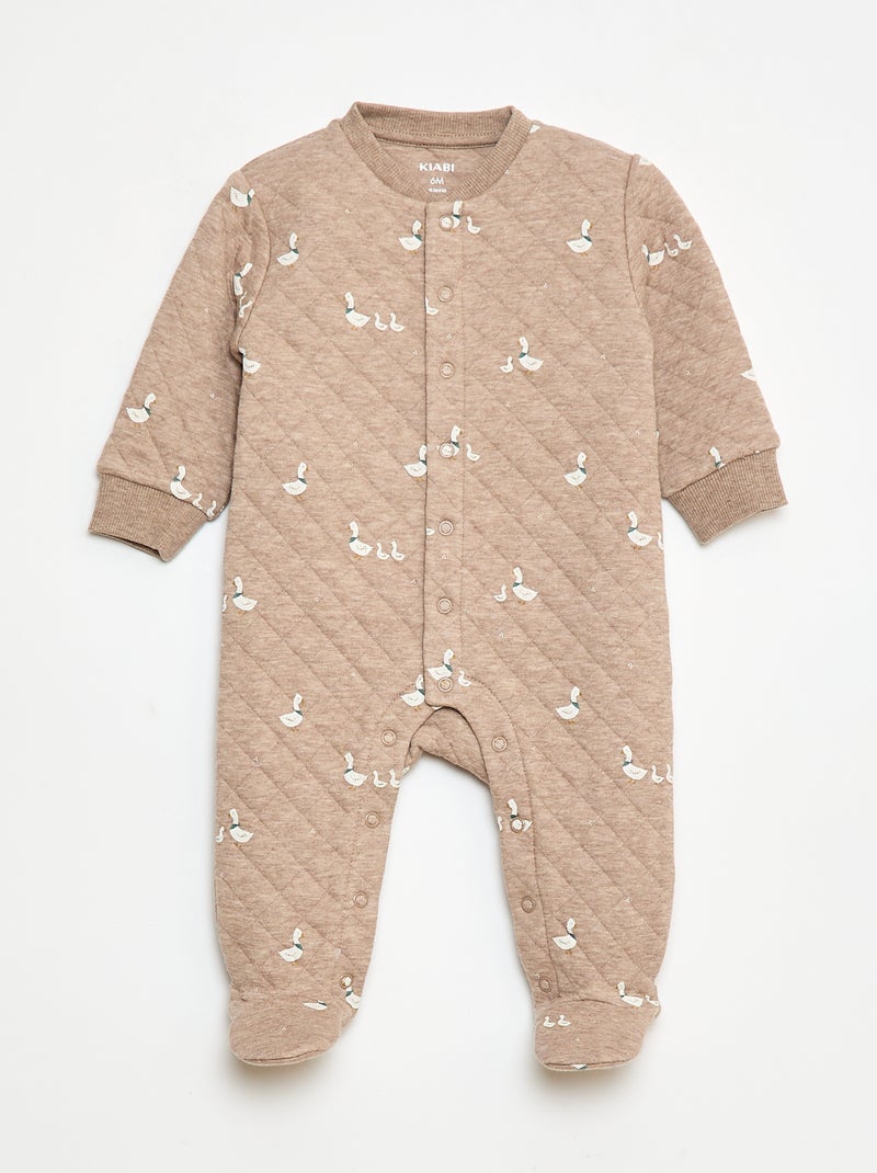 Dors bien jersey en coton Beige - Kiabi