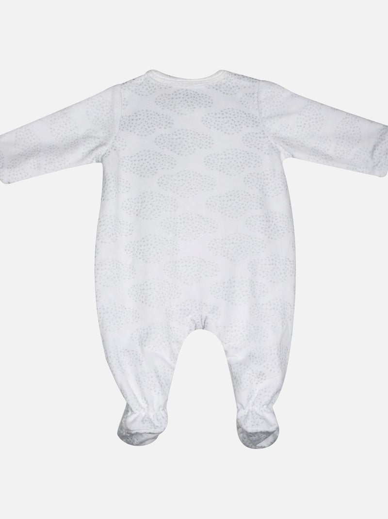 DORS BIEN JOVANI VELBOA DOUX OUVERTURE DEVANT NAISSANCE Gris - Kiabi