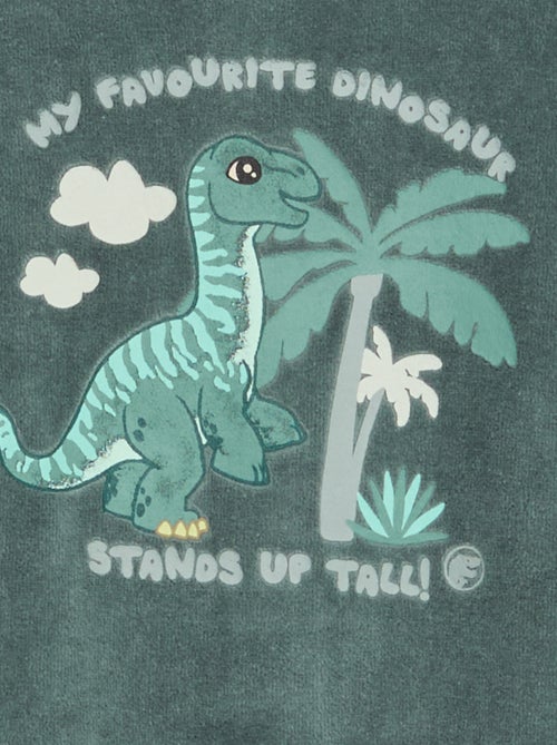 Dors bien 'Jurassic world' en velours de coton - Kiabi