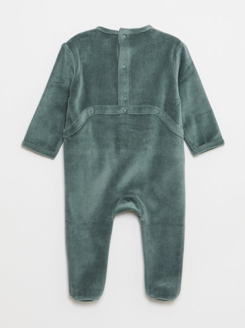 Dors bien 'Jurassic world' en velours de coton Vert - Kiabi