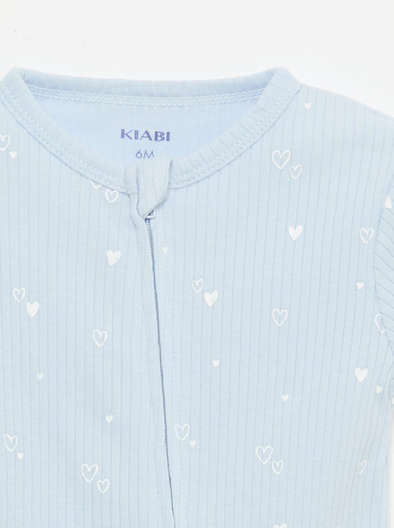 Dors bien léger zippé Bleu - Kiabi