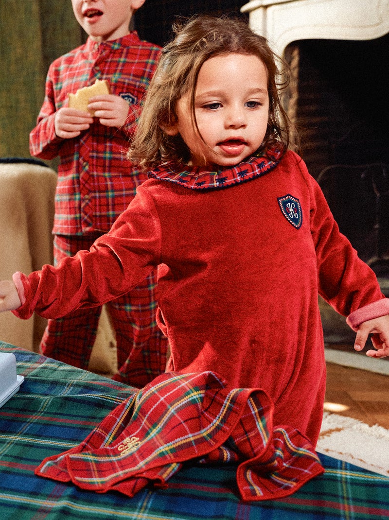 Dors bien lourd 'Kiabi & Catherine Painvin' en velours coton Bleu - Kiabi