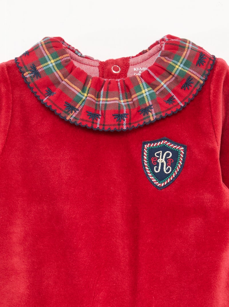 Dors bien lourd 'Kiabi & Catherine Painvin' en velours coton Bleu - Kiabi