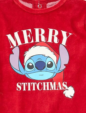 Dors bien lourd Noël 'Disney' 'Stitch' en velours coton