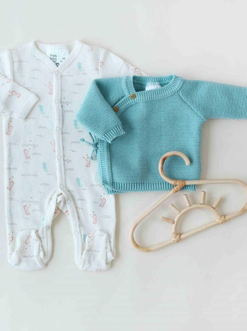 Dors-bien Maille Côtelée En Coton - Kiabi