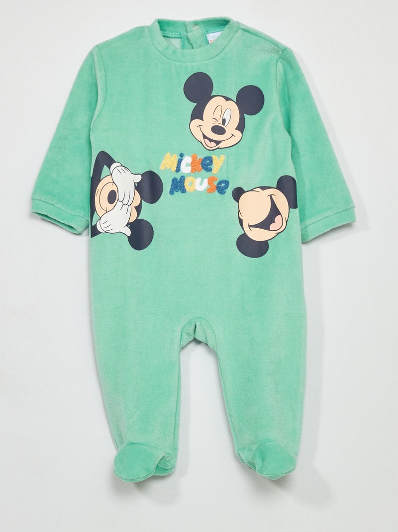 Dors-bien 'Mickey' 'Disney' en velours BEIGE - Kiabi