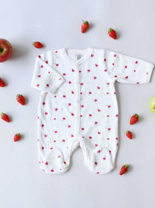 Dors-bien Motif Fraise - Kiabi