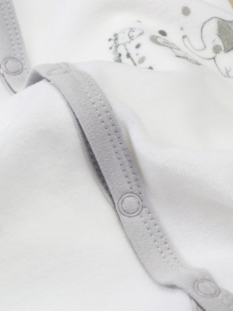 Dors-bien motif jungle Blanc - Kiabi