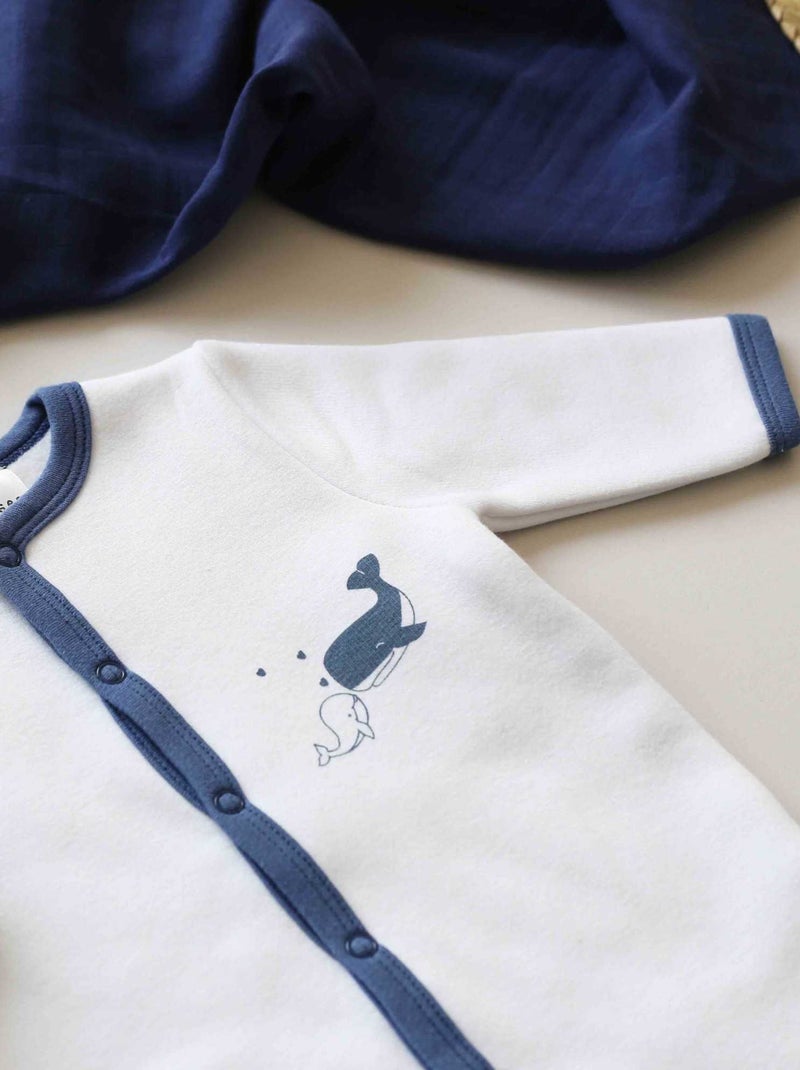 Dors Bien Naissance Baleine Bleu - Kiabi