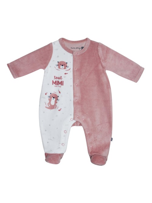 DORS BIEN NATOULIA VELOURS RASE OUVERTURE DEVANT - Kiabi