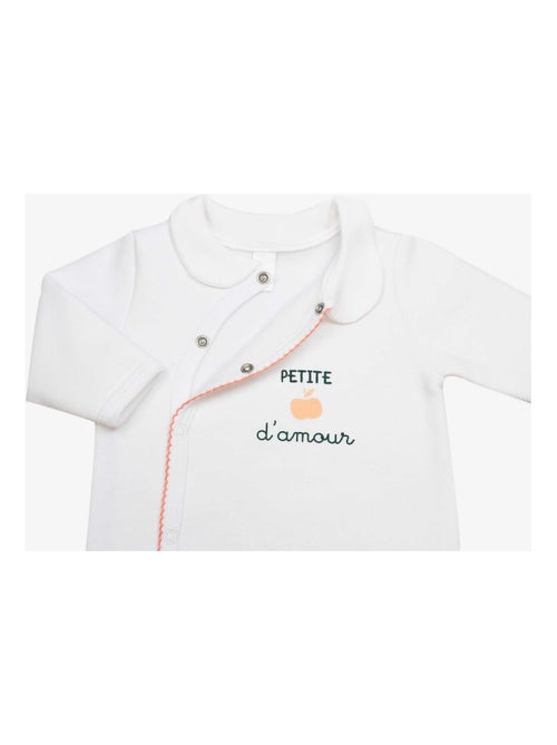 Dors bien ouverture devant en velours - Kiabi