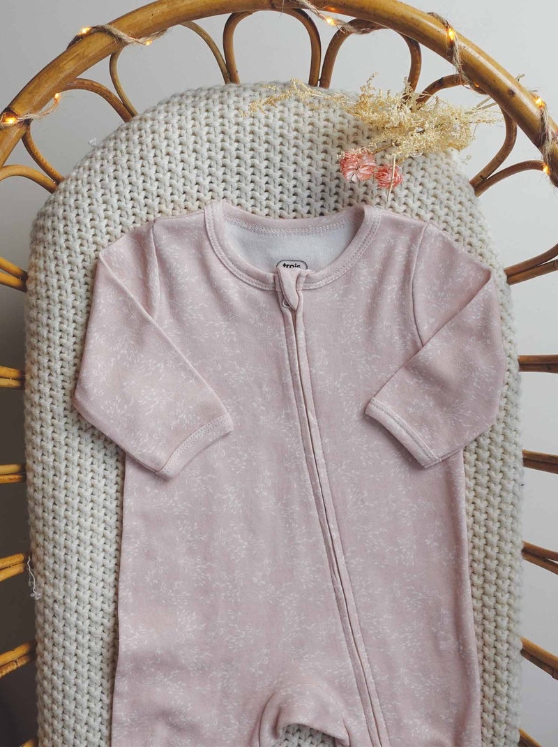 Dors bien ouverture zippée Rose - Kiabi