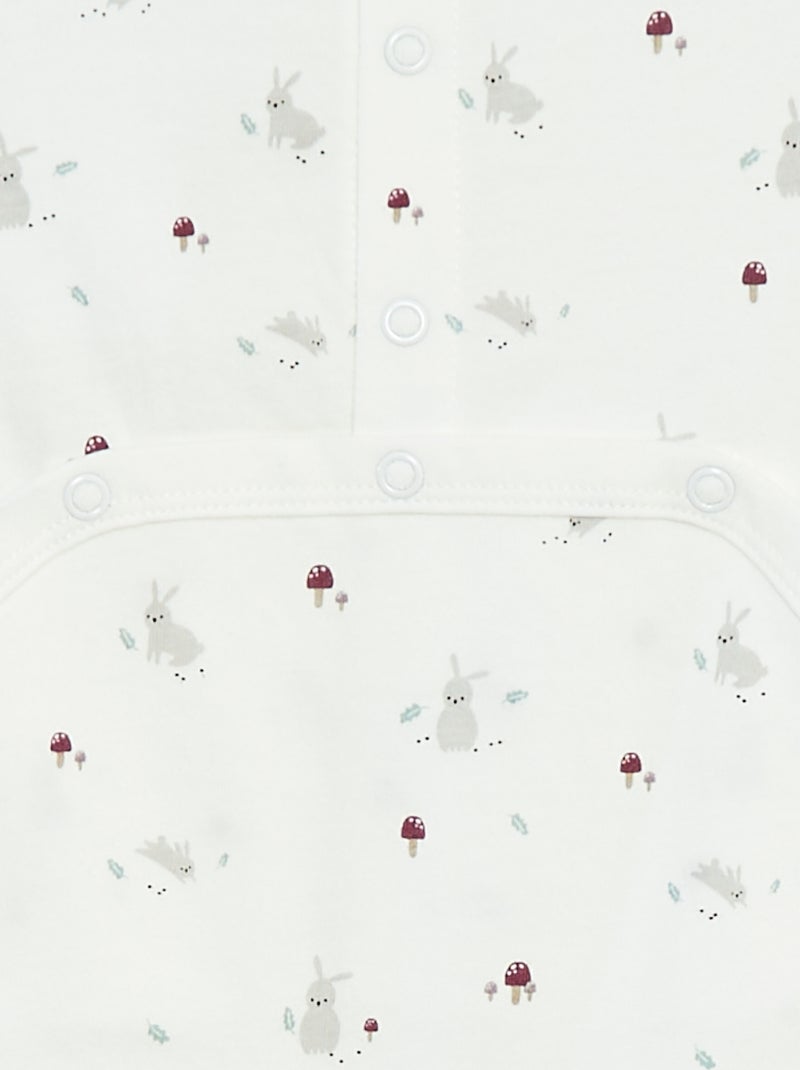 Dors bien 'Renard' avec ouverture pressionnée au dos Beige - Kiabi