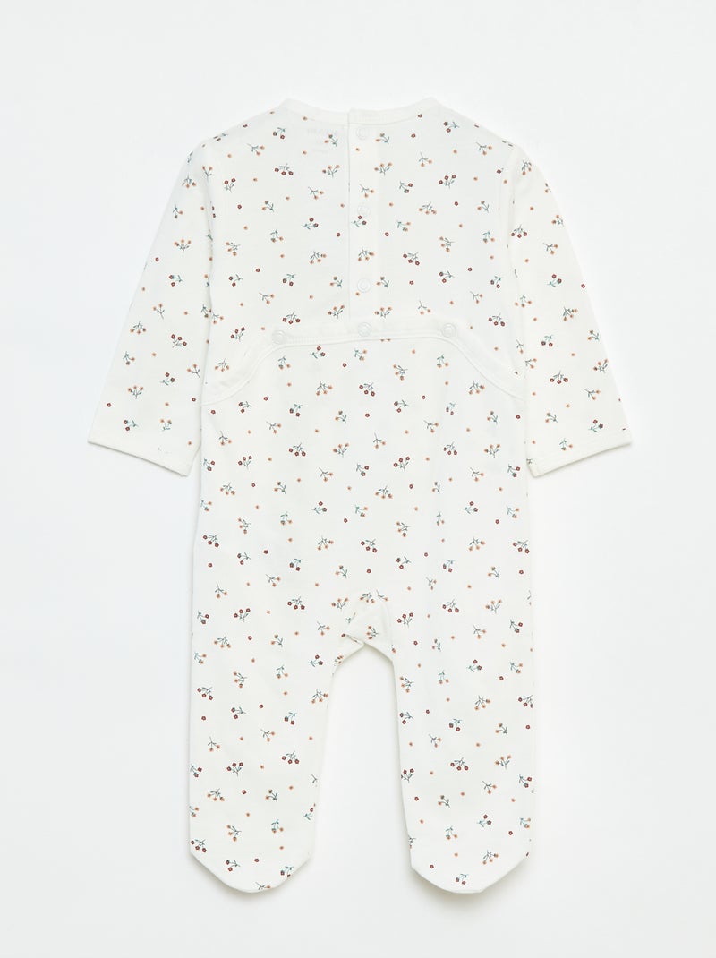 Dors bien 'Renard' avec ouverture pressionnée au dos Beige - Kiabi