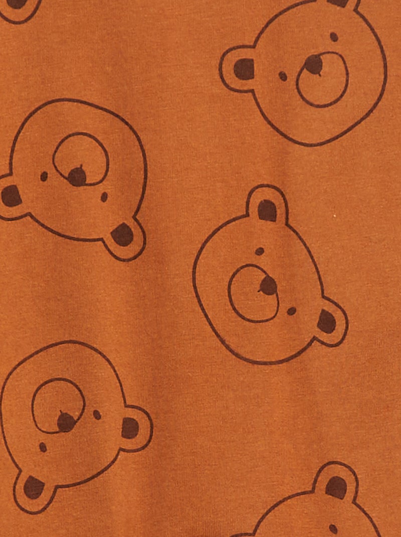 Dors bien 'Renard' avec ouverture pressionnée au dos Marron - Kiabi