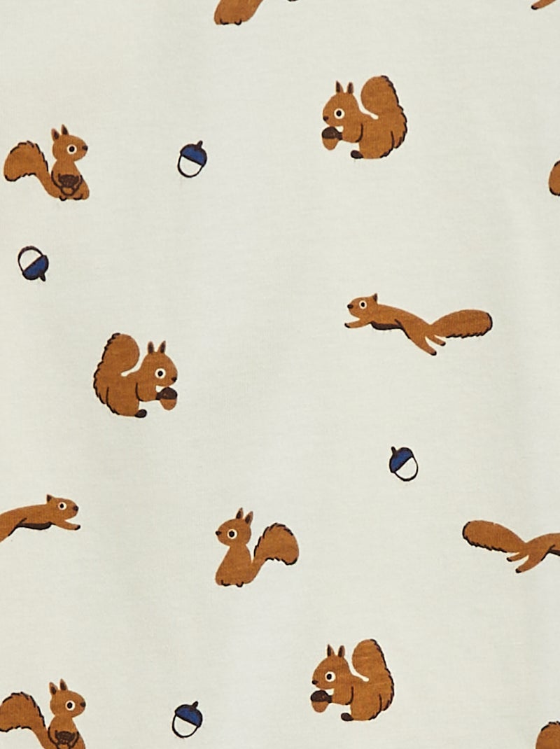 Dors bien 'Renard' avec ouverture pressionnée au dos Marron - Kiabi