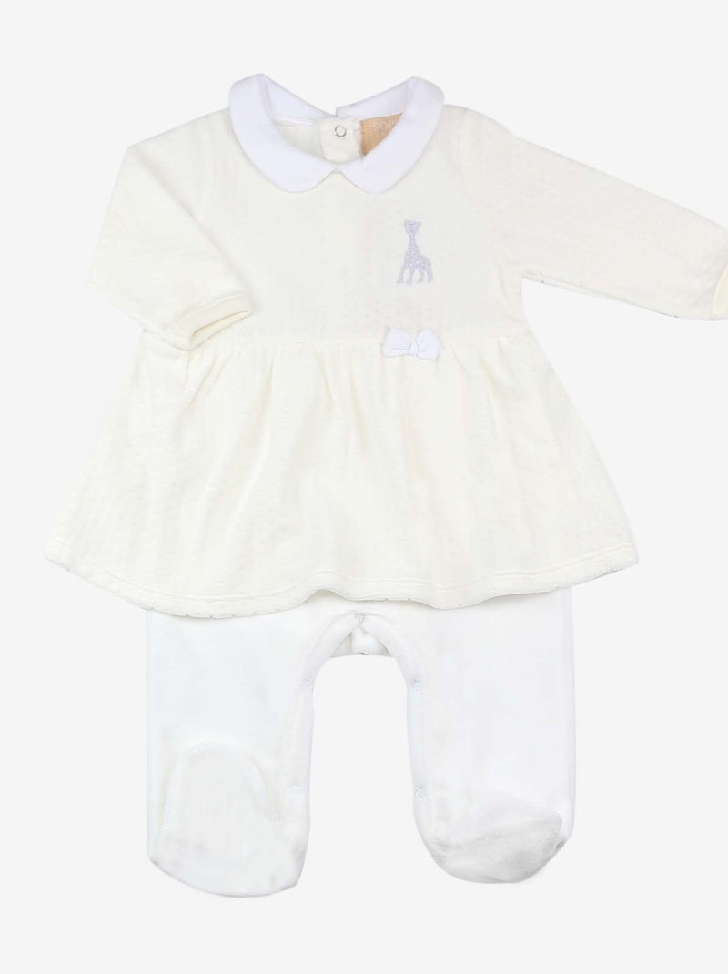 Dors-bien robe Sophie la Girafe Blanc - Kiabi