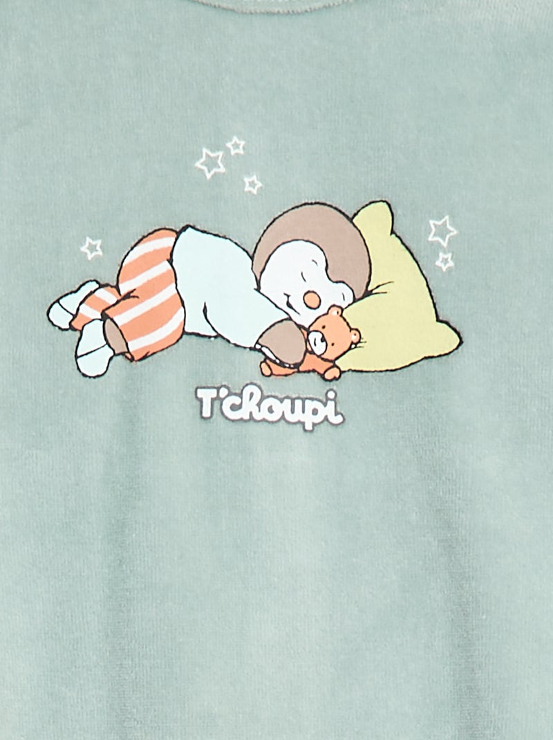 Dors bien 'Sahinler' 'Tchoupi' en coton Vert - Kiabi